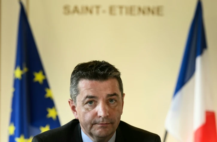 Le maire de Saint-Etienne, Gaël Perdriau, le 29 janvier 2024 à Saint-Etienne, dans la Loire