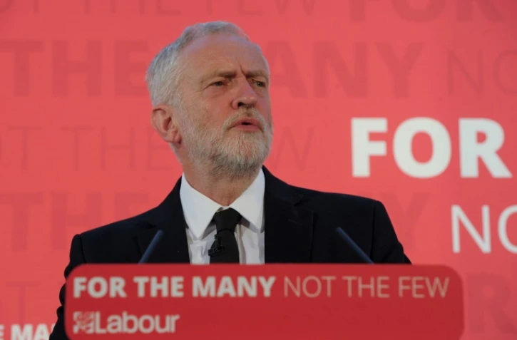 Le chef de l'opposition britannique Jérémy Corbyn le 4 juin 2017 à Carlisle