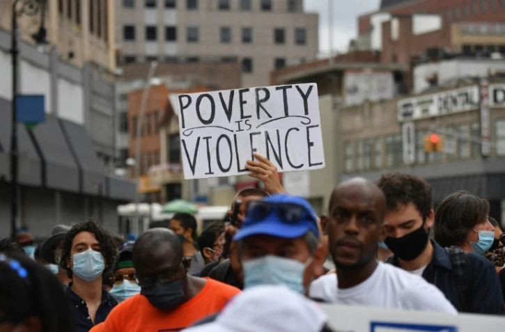 Manifestation contre les expulsions, le 1er septembre 2020 à New York