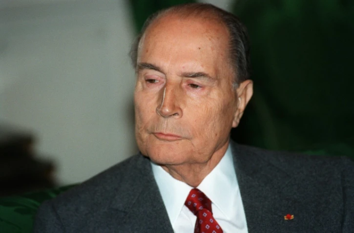 Le président François Mitterrand, le 9 novembre 1993 à Paris