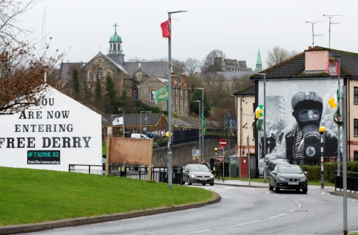 La ville de Londonderry, en Irlande du Nord, en mars 2019