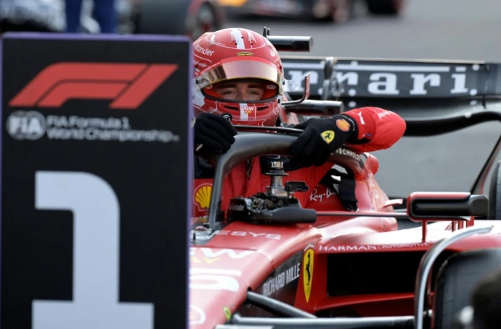 Charles Leclerc à Mexico le 28 octobre 2023