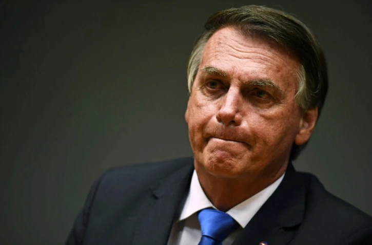 Le président brésilien Jair Bolsonaro, le 22 octobre 2021 à Brasilia