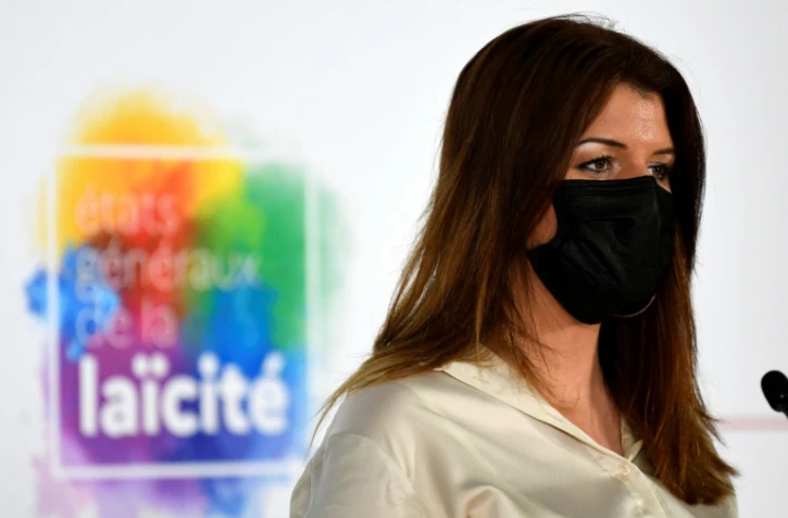 Marlène Schiappa lance les états généraux de la laïcité à Paris le 20 avril 2021