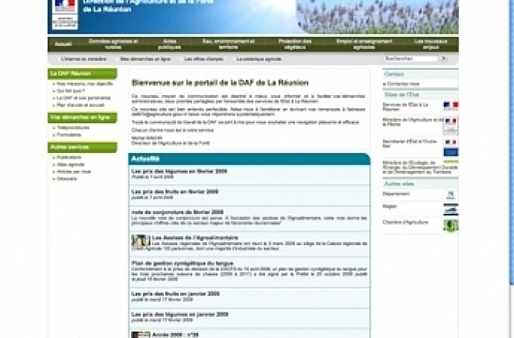 Un site internet pour les agriculteurs