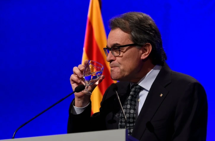 Le président catalan sortant, Artur Mas, à Barcelone le 5 janvier 2016