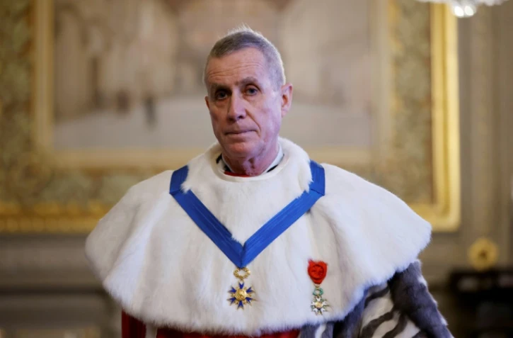 Le procureur général de la Cour de cassation François Molins avant une audience solennelle à la Cour de cassation, le 10 janvier 2022 à Paris