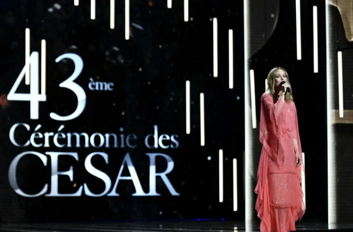 Vanessa Paradis ouvre la 43e cérémonie des César Salle Pleyel à Paris le 2 mars 2018