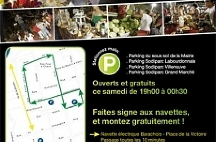 Au marché la nuit