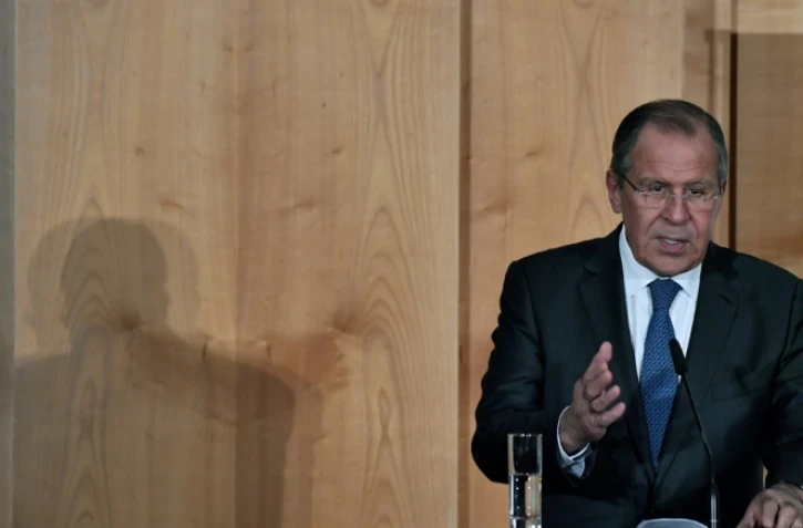 Le ministre russe des Affaires étrangères Sergueï Lavrov à Berlin, le 13 juillet 2017