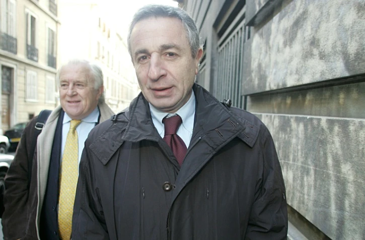 L'ancien président de l'OM Jean-Michel Roussier, le 13 mars 2006 à Marseille