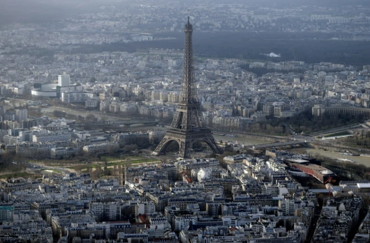 Vue aérienne en date du 11 janvier 2015 de Paris 
