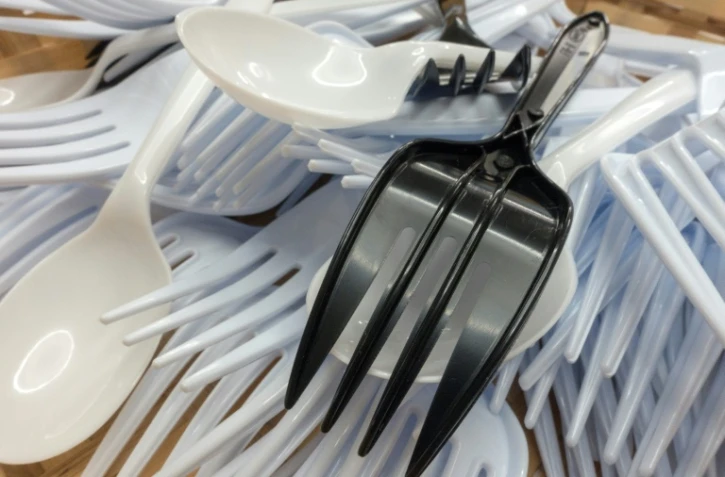 Vaisselle jetable en plastique 
