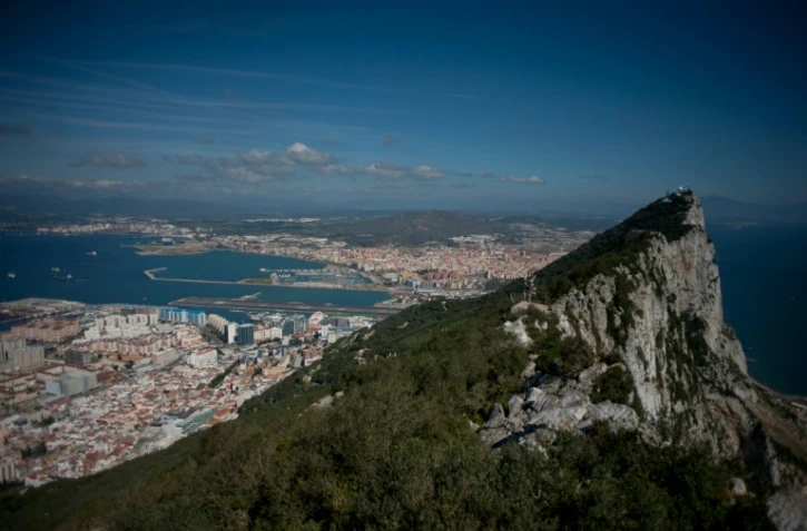Le rocher de Gibraltar, le 17 mars 2016 
