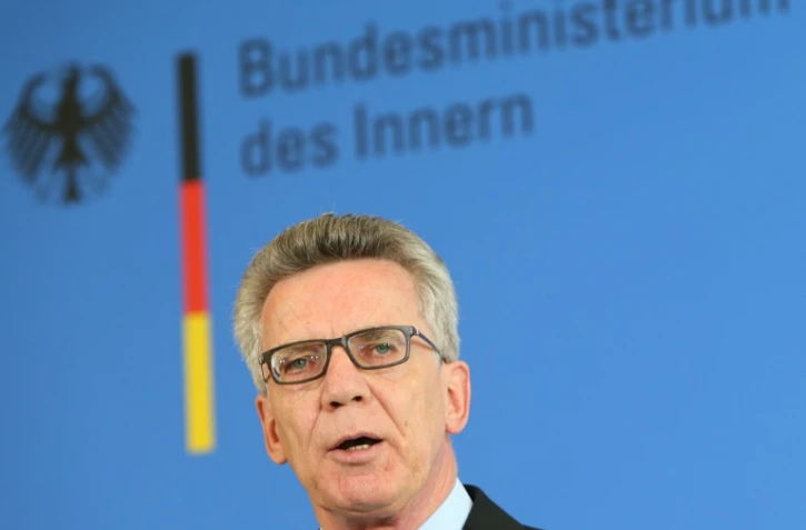 Le ministre allemand des Affaires étrangères Thomas de Maiziere à Berlin, le 10 juin 2017