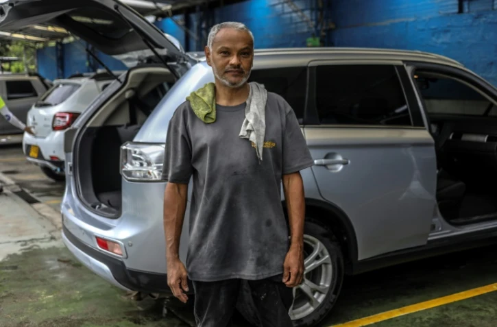 Le Vénézuélien Carlos Figueroa à Medellin en Colombie, le 15 mai 2018