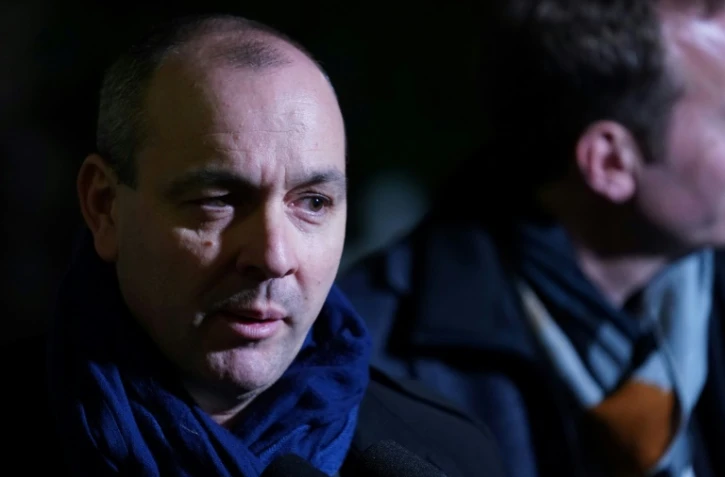 Laurent Berger, secrétaire général de la CDFT, le 19 décembre 2019 après une rencontre à l'hotel Matignon