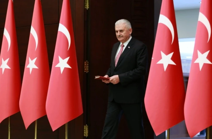 Le Premier ministre turc Binali Yildirim à Ankara le 27 juin 2016