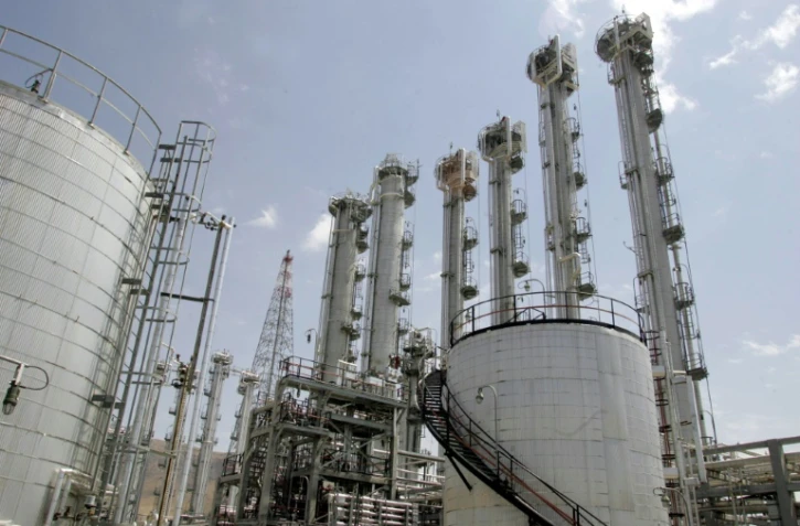 La centrale d'Arak, au sud de Téhéran, en 2006