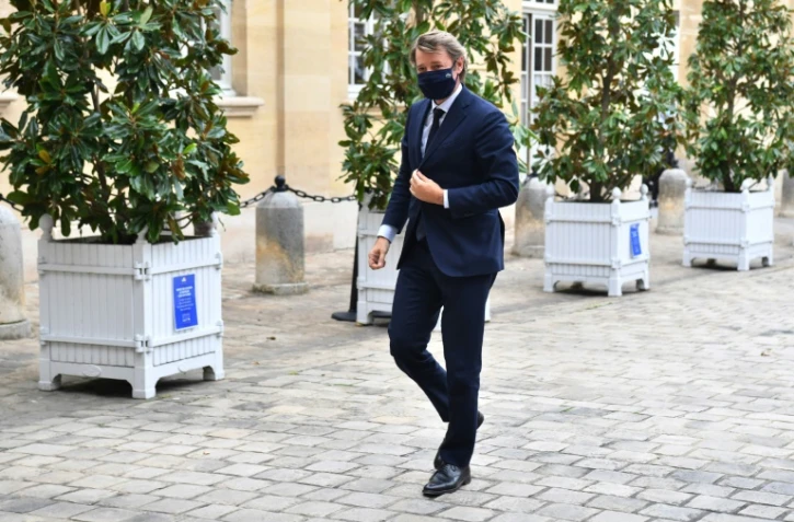 Le maire de Troyes et président de l'association des maires de France François Baroin le 30 septembre 2020 à Paris