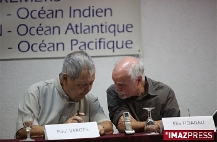 Paul Verges et Elie Hoarau