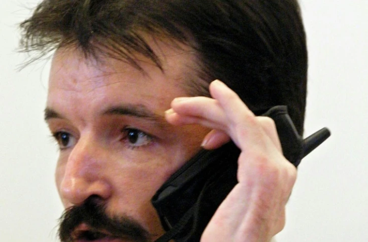 Denis Chatelier lors d'une conférence de presse à l'hôpital Edouard-Herriot à Lyon le 18 janvier 2001