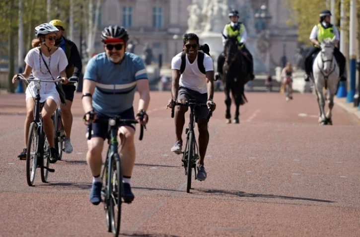 Les Londoniens ont enfourché leur vélo pour éviter les transports en commun et faire de l'exercice