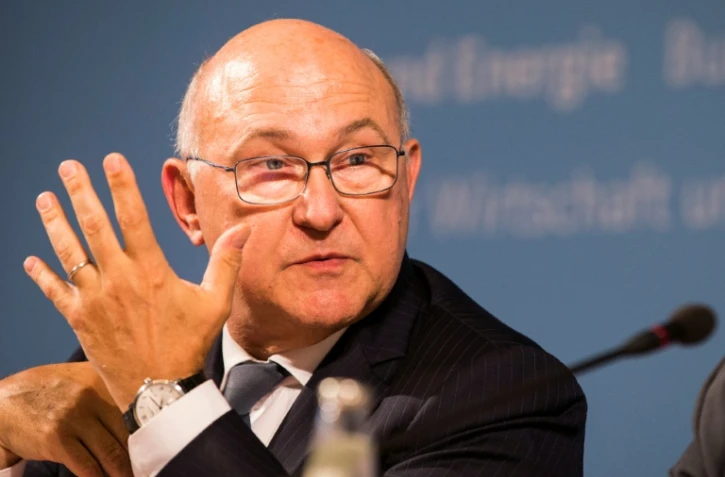 Le ministre de l'Economie et des Finances, Michel Sapin, s'est exprimé depuis Berlin, le 23 septembre 2016
