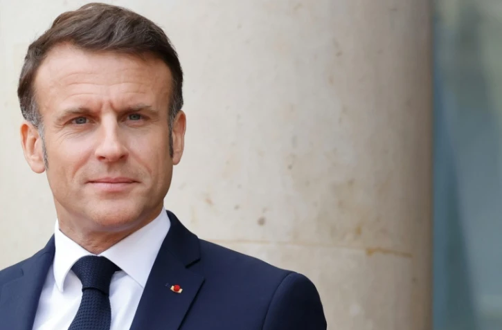 Le président Emmanuel Macron, le 6 mai 2024 à l'Elysée