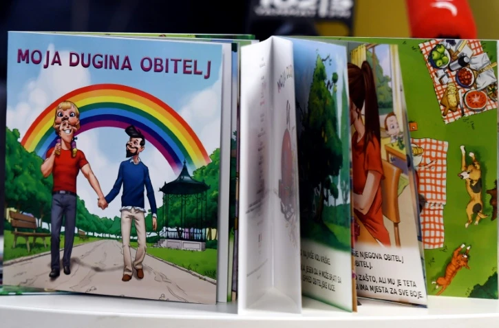 Le livre "Ma famille arc-en-ciel", présenté à Zagreb, le 18 janvier 2018