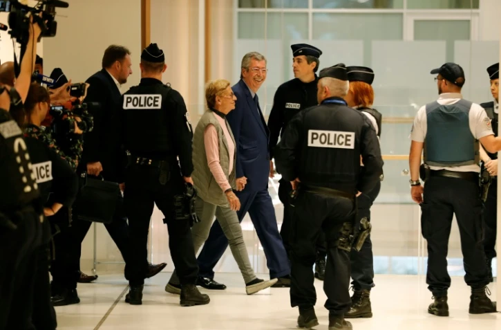 Patrick et Isabelle Balkany le 13 septembre 2019 