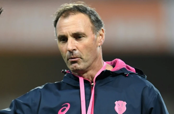 L'entraîneur du Stade Français Greg Cooper avant le match contre Montpellier à l'Altrad Stadium, le 6 janvier 2018