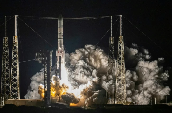 Le nouvelle fusée Vulcan Centaur du groupe industriel ULA décolle de Floride le 8 janvier 2024 avec à bord un alunisseur américain
