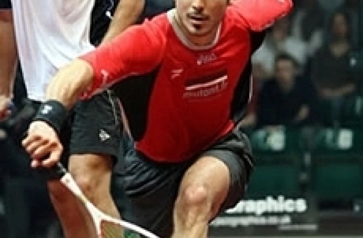 Thierry Lincou, n° 8 mondial de squash (photo: Fritz Borchert)