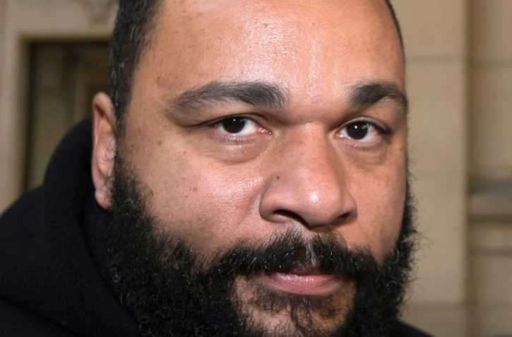 Le polémiste Dieudonné, le 13 décembre 2013 à Paris