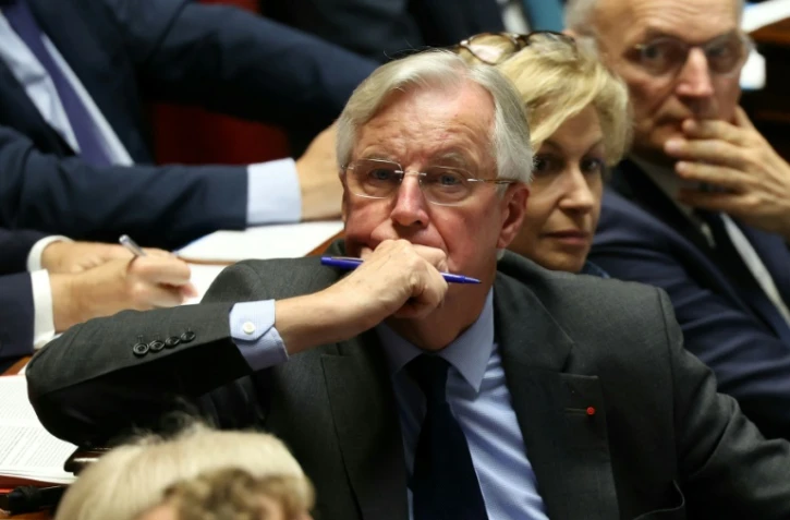 Michel Barnier le 22 octobre 2024, à l'Assemblée nationale, à Paris