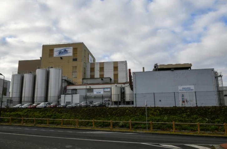 L'usine Lactalis à Craon en décembre 2017