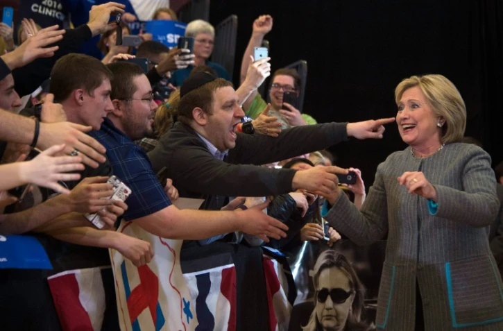 Hillary Clinton le 31 janvier 2016 à Des Moines dans l'Iowa