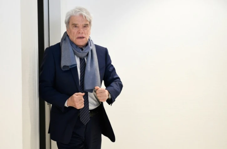L'homme d'affaires Bernard Tapie le 4 avril 2019 à Paris lors de son procès pour escroquerie, dans lequel il a été relaxé