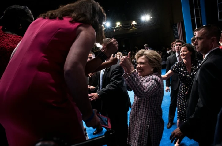 Hillary Clinton, lors d'un meeting en Floride le 30 septembre 2016