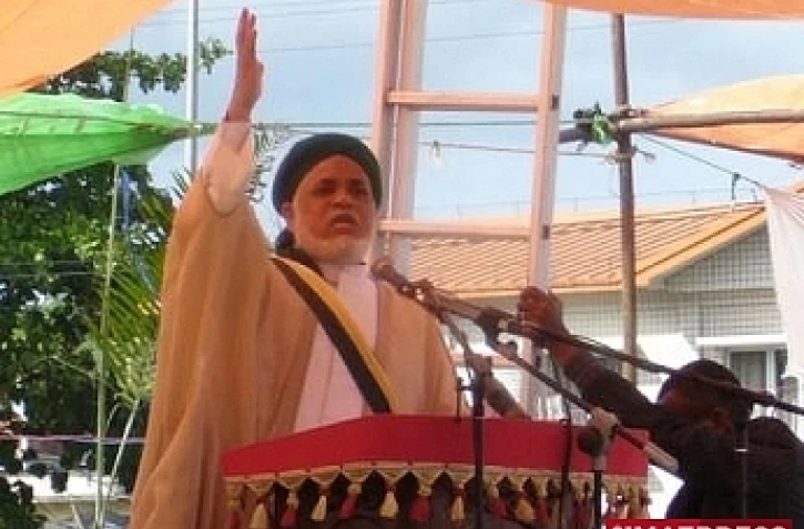 Moroni - Lundi 6 juillet 2009 - Le président Sambi, dirigeant de la République islamique des Comores