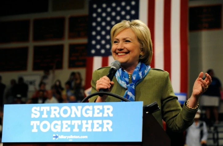 Hillary Clinton en meeting à Commerce City, le 3 août 2016