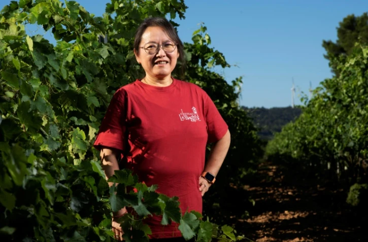 Nan Ping Gao, vigneronne d'origine chinoise et directrice générale adjointe du domaine viticole "Château Labastide", à Escales, dans l'Aude, le 30 juin 2022