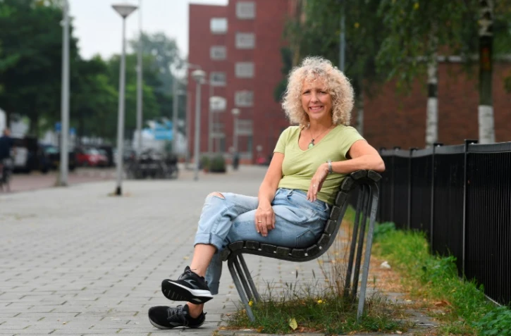 La cheffe de l'ONG Greenpeace, Jennifer Morgan, le 10 septembre 2021 à Amsterdam, aux Pays-Bas