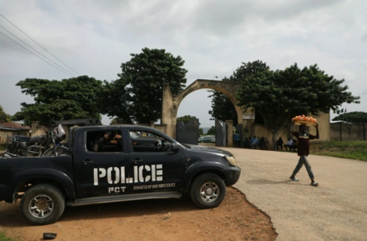 Un véhicule de police au Nigeria, en novembre 2021