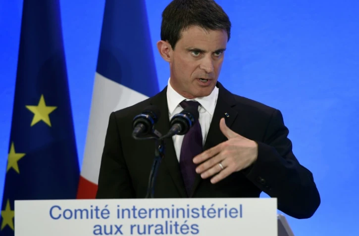 Manuel Valls, le 20 mai 2016 à Privas (Ardèche)