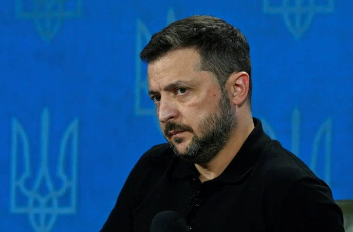 Le président ukrainien Volodymyr Zelensky, le 27 août 2024 à Kiev