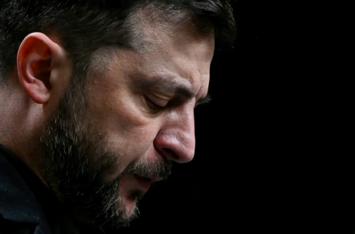 Le président ukrainien Volodymyr Zelensky à Ankara, en Turquie, le 19 novembre 2025