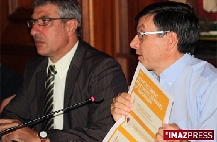 Mercredi 22 juillet 2009 Conférence de presse sur la Grippe A (photo: Thomas Vitry)