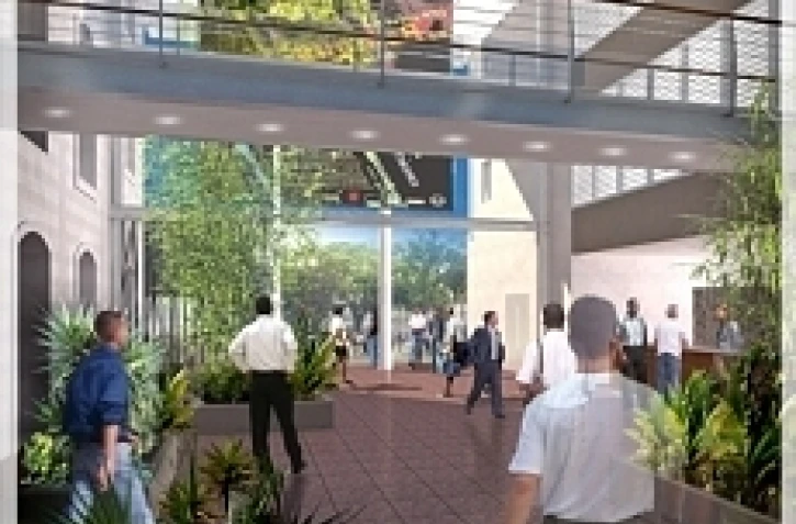 Maquette du prochain Hôtel de Ville du Port